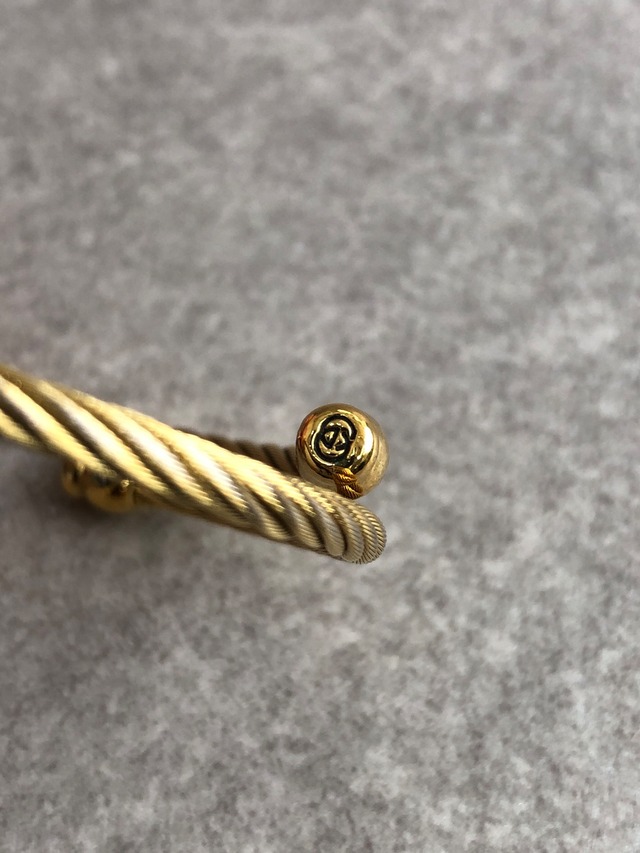GUCCI グッチ 腕時計 ゴールド×ブラック シェル ステンレススチール バングル 2700.2.L クウォーツ vintage ヴィンテージ オールド bykvde