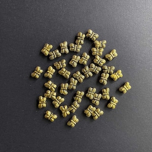 ゴールドミニ蝶々ビーズパック(約5g)