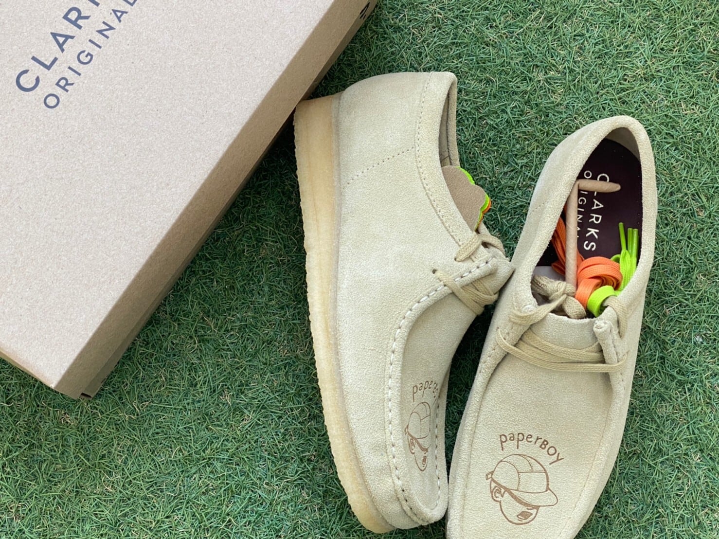Clarks wallabee UK8.5（クラークス Clarks ワラビー ブラウン 本牛革 