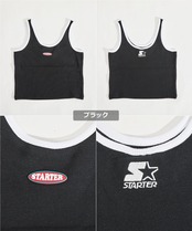 \SALE/◆STARTER リブテレコ ショートタンクトップ◆yn-100gts
