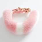 Eco fur pompom ピンク