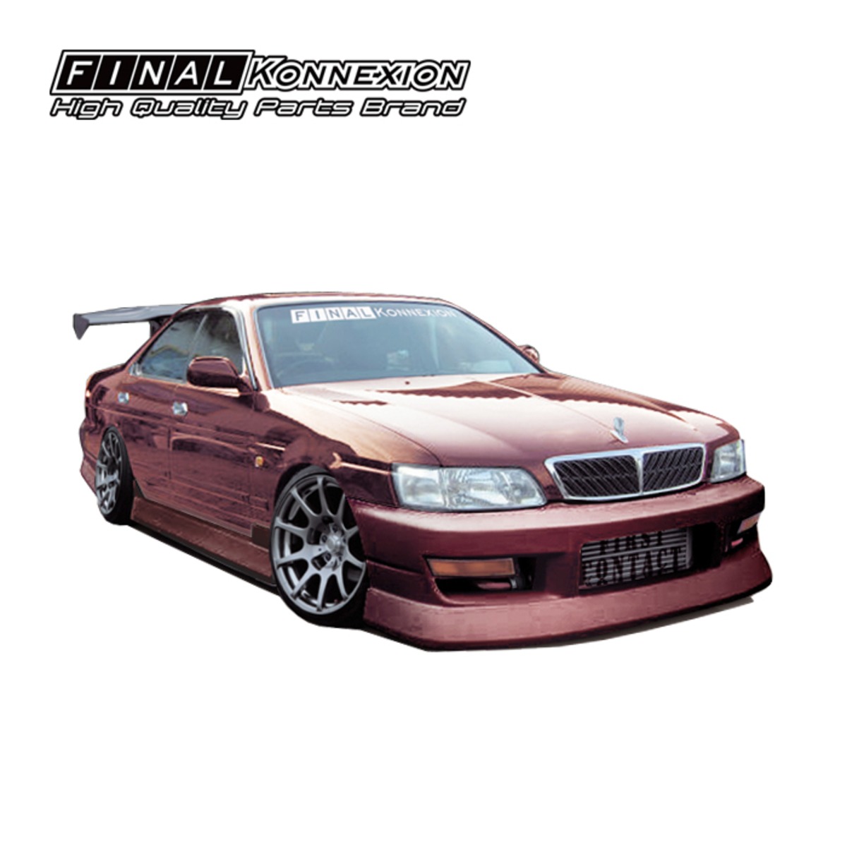 FIRST CONTACT】 FRP製 フロントバンパースポイラー NISSAN C35 