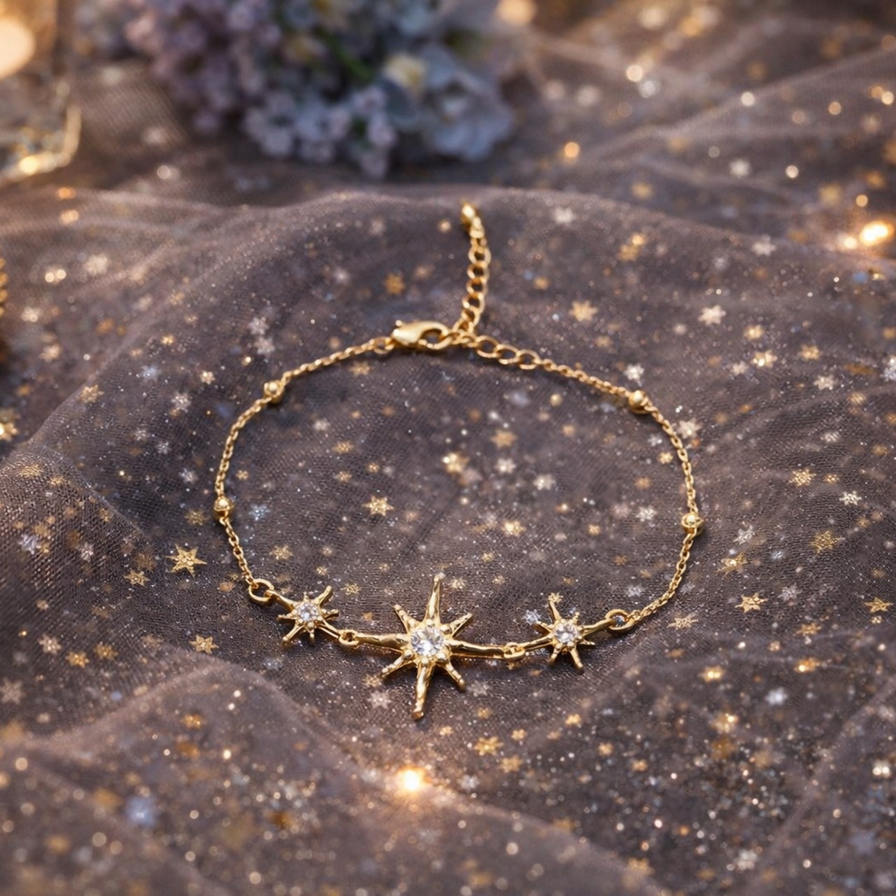 溢れた夜光》ブレスレット(全2色) | 【星の専門店☆通販サイト】《まよ