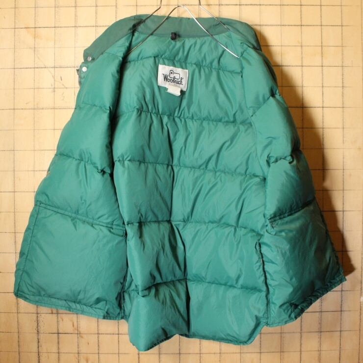 70s 80s USA製 Woolrich ウールリッチ ダウン ベスト メンズXL相当