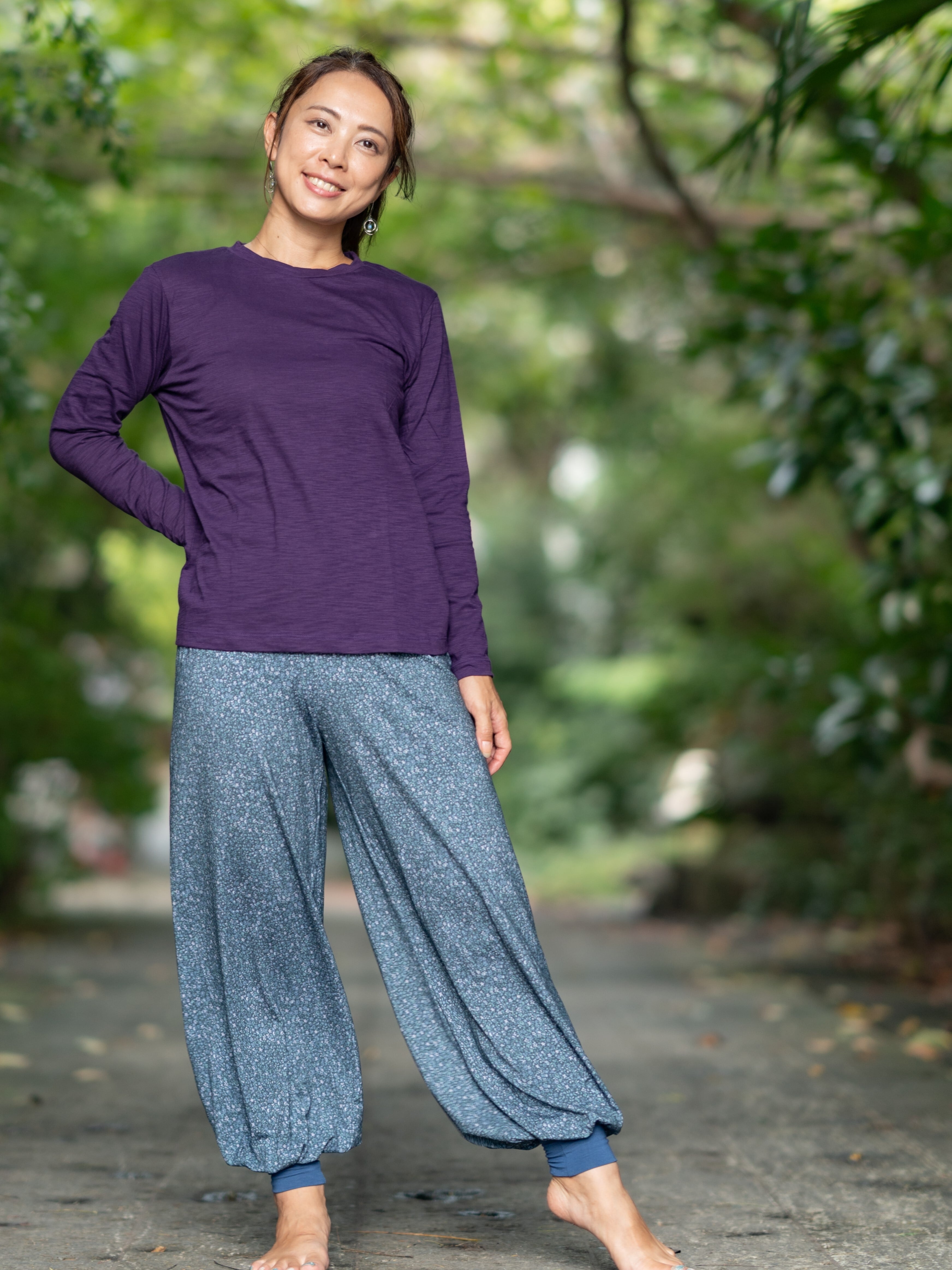 コットンロングスリーブティー | nagayoga