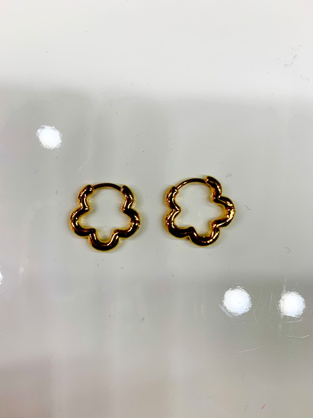 COMME JEWELRY"FLOWER PIERCE"GOLD