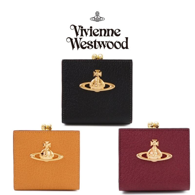 【在庫限り‼︎】Vivienne Westwood ミニ財布　がま口　ブラック