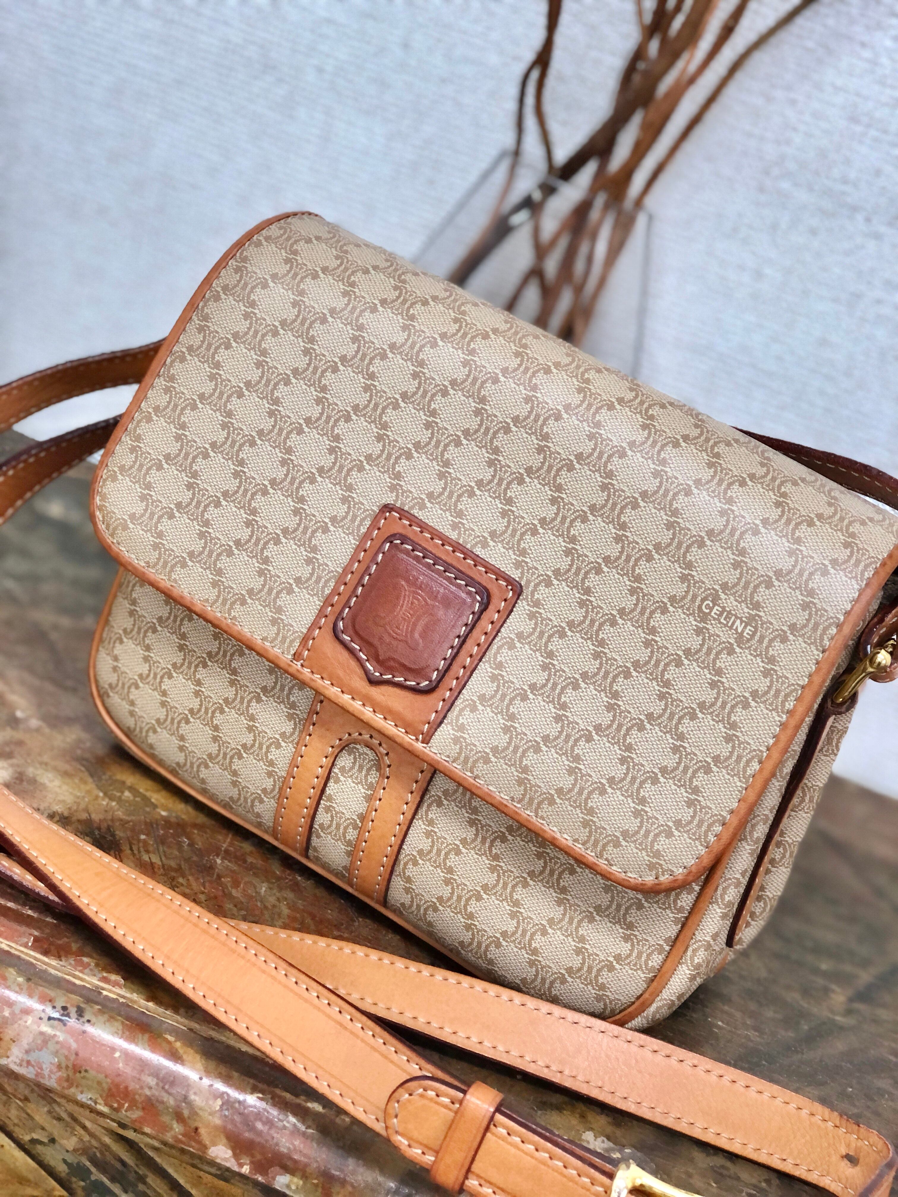 CELINE セリーヌ マカダム ブラゾン型押し フロントライン ショルダー