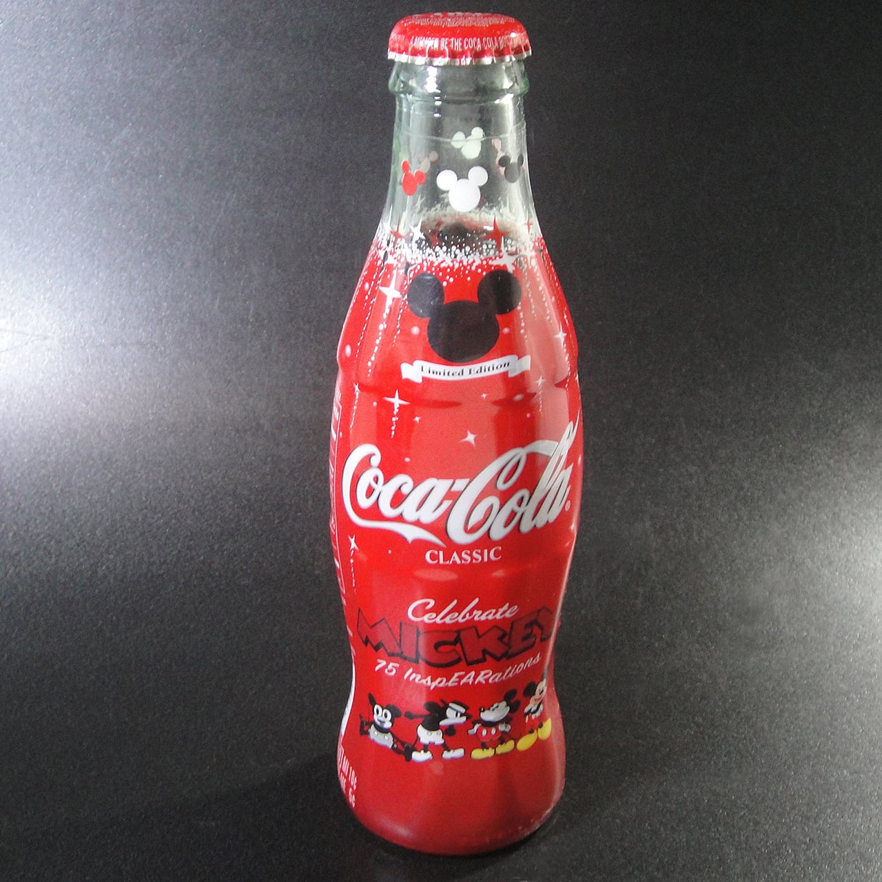 【美品レア・ヴィンテージ】コカコーラ ミッキー75周年トラック 2004年製 00'sアメリカ製コカ・コーラ 限定ミッキー生誕75周年記念ボトル未
