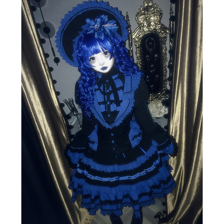 爻*様 ゴスロリ ストライプ シャツ+ベスト+スカート3点セット 【公式通販】