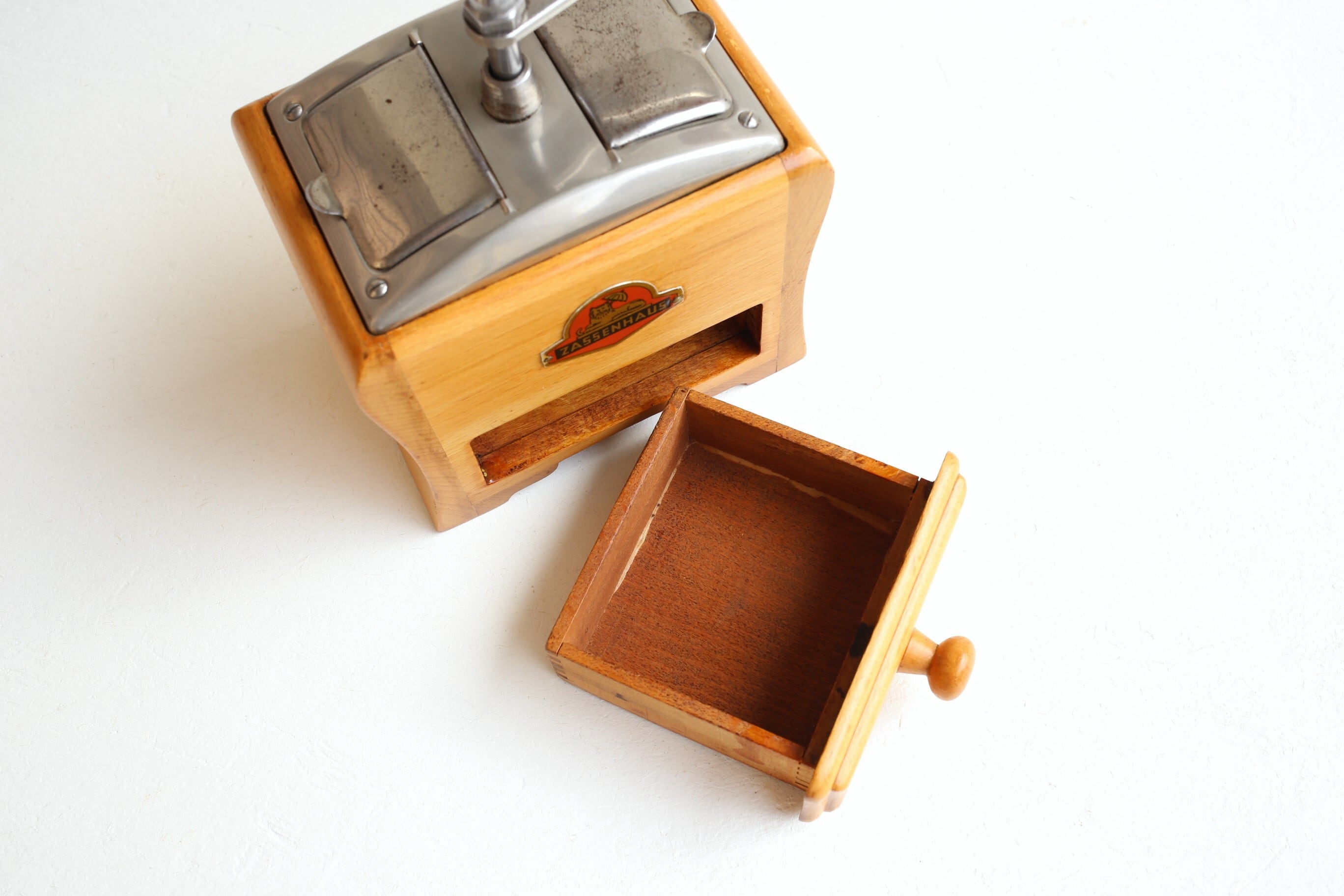 ドイツ ヴィンテージ ZASSENHAUS ザッセンハウス コーヒーミル （蓋