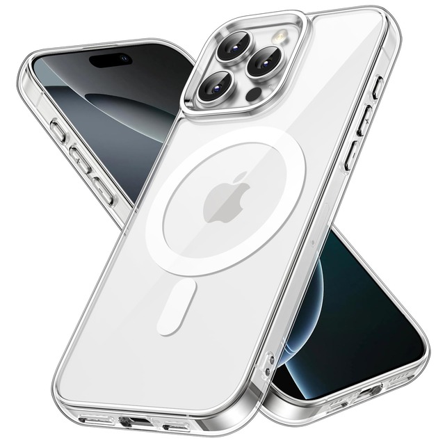 JETech iPhone 16 Pro用 マグネットケース (クリア)