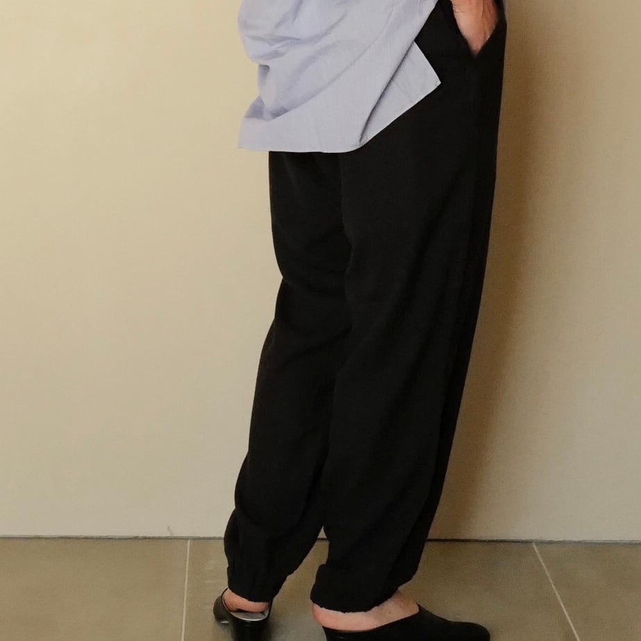 COMOLI ウールビエラ ドローストリングパンツ size2