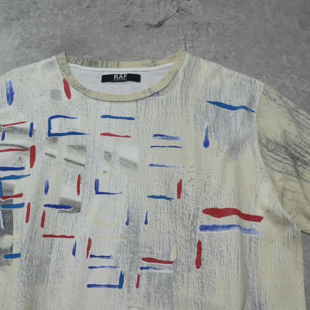 RAF BY RAF SIMONS archive 00s graphic patterned s/s tee | Bullet