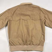 Walls ウォールズ 裏地チェック柄 スイングトップ ハリントンジャケット /ベージュ系 メンズ ビンテージ