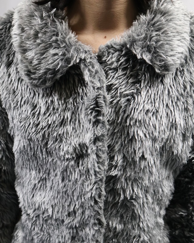 fur short blouson