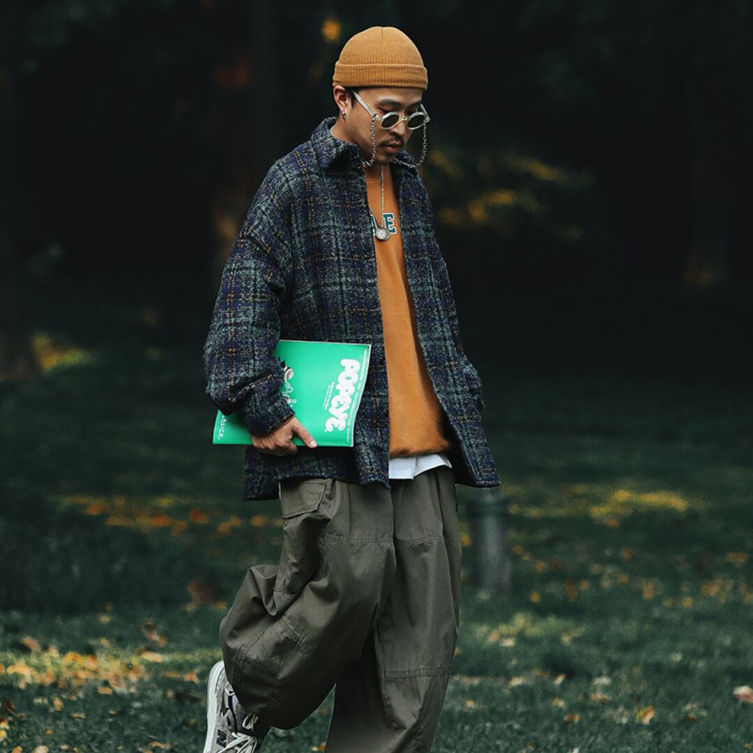 Lattice pattern shirt jacket(ラティスパターンシャツジャケット) | NRG