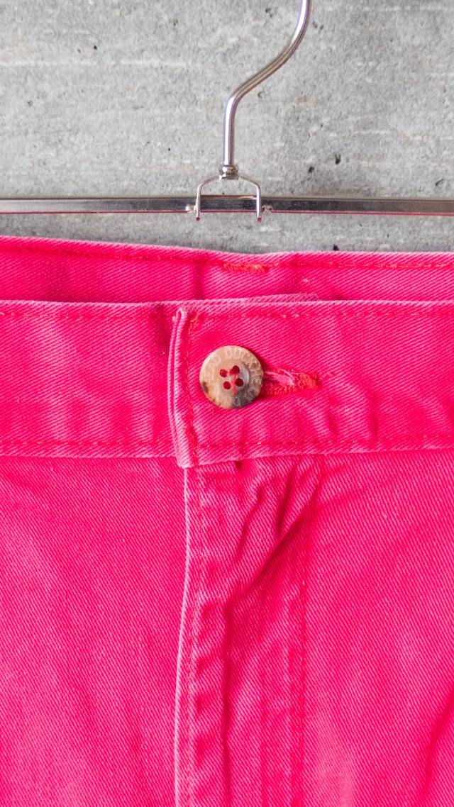 "Duck Head" 1990s Magenta chino shorts