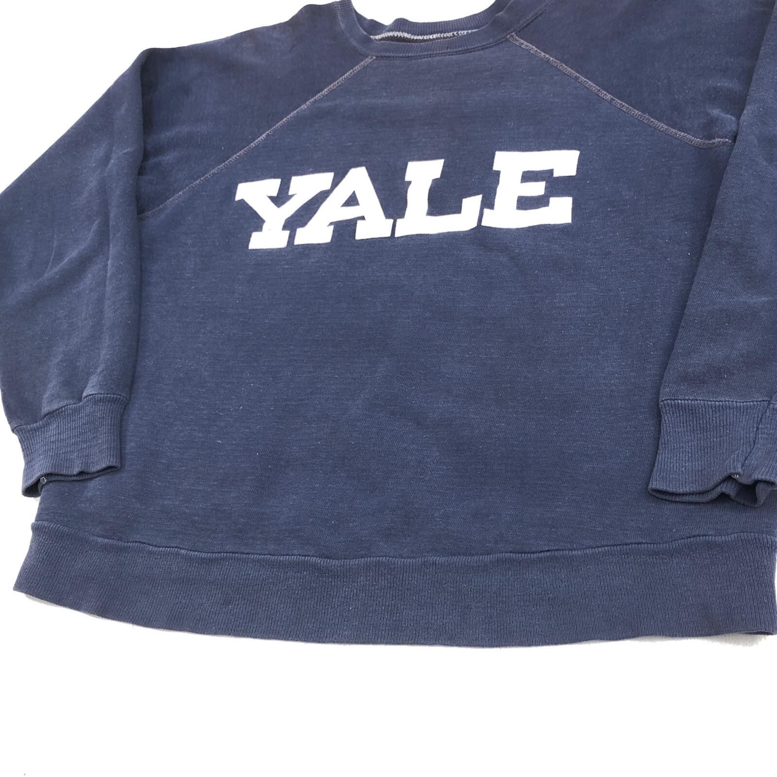 UNKNOWN 60年代 スウェット ラグランスリーブ 4本針 YALE UNIVERSITY