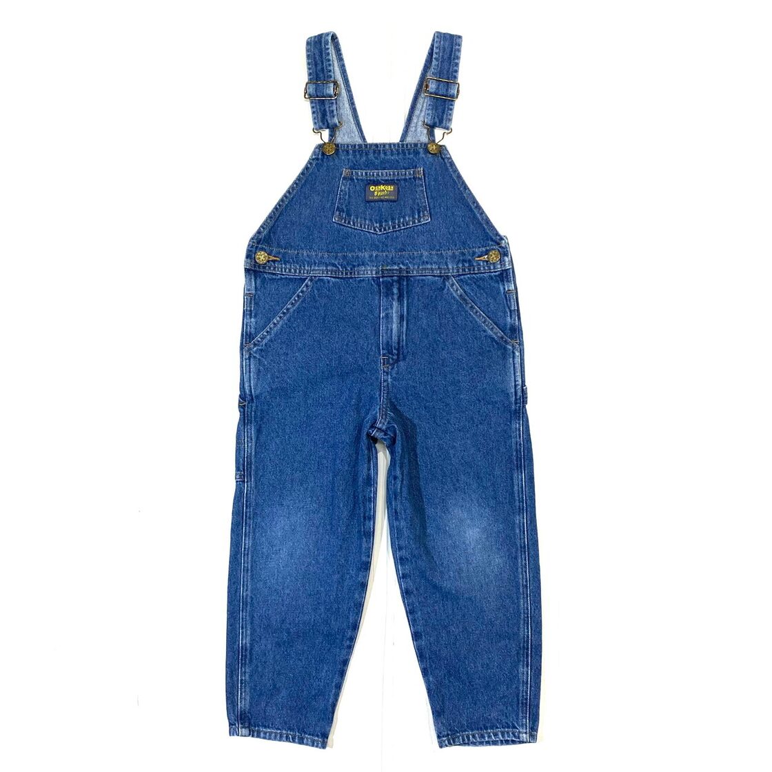 kids】80〜90年代 オシュコシュ デニムオーバーオール キッズ 5 110 