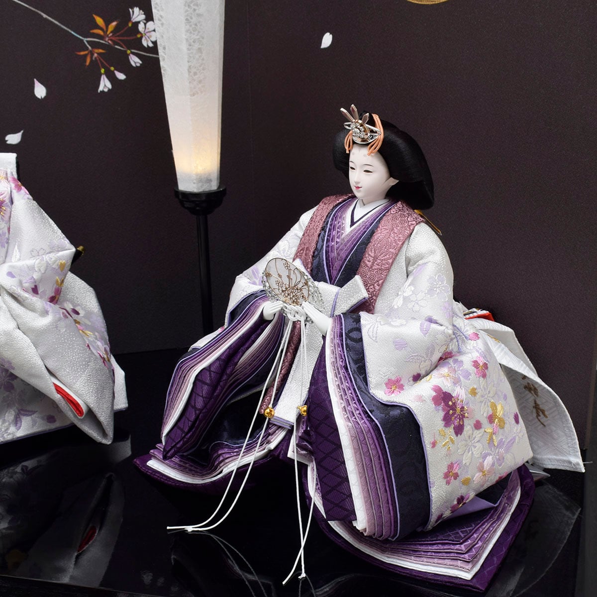 雛人形 親王飾り【宵桜】Yoizakura |立雛|モダン|おしゃれ 雛人形 親王飾り【宵桜】Yoizakura |立雛|モダン|おしゃれ