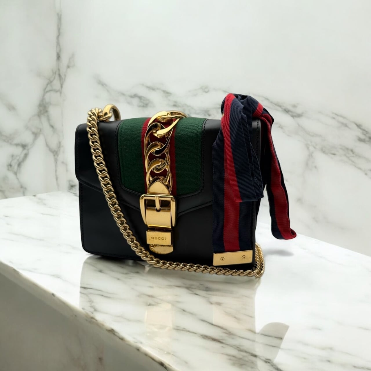 CELINE / セリーヌ マカダム柄 トリオンフ ミニボストンバッグ（PVC