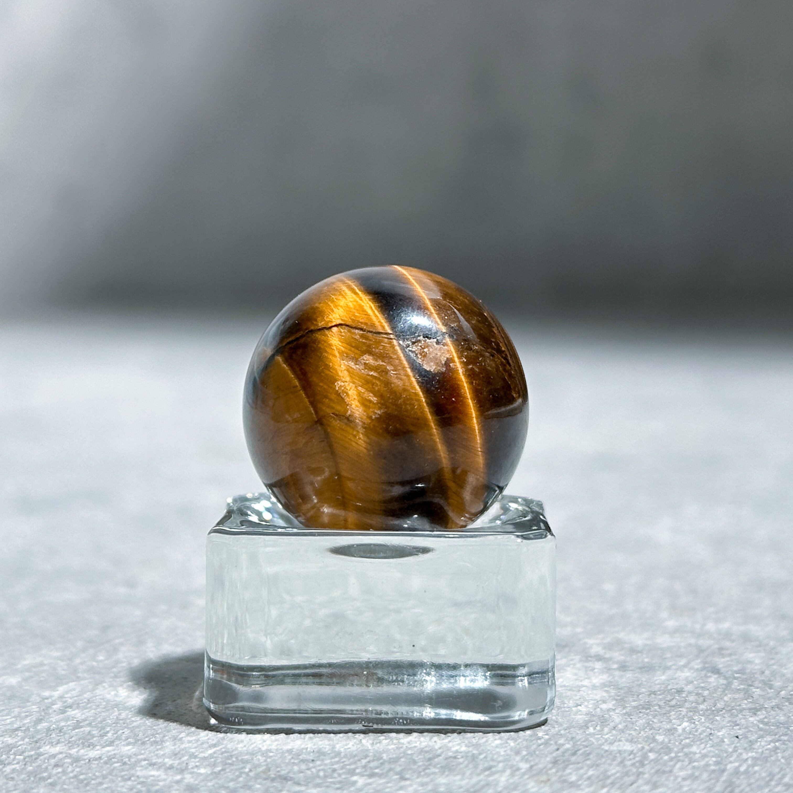 タイガーアイ スフィア（丸玉）32◇ Tiger's eye ◇天然石・鉱物
