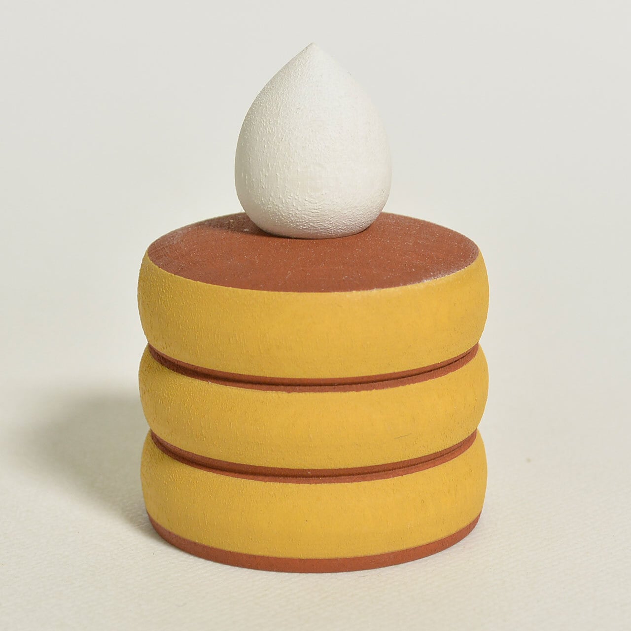 パンケーキちゃんこけし 約1.5寸 約4.5cm 鈴木明 工人（作並系）#2508