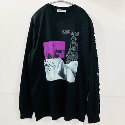 FLAGSTUFF フラグスタフ SHE MOB 長袖Tシャツ 18AW-DH-07