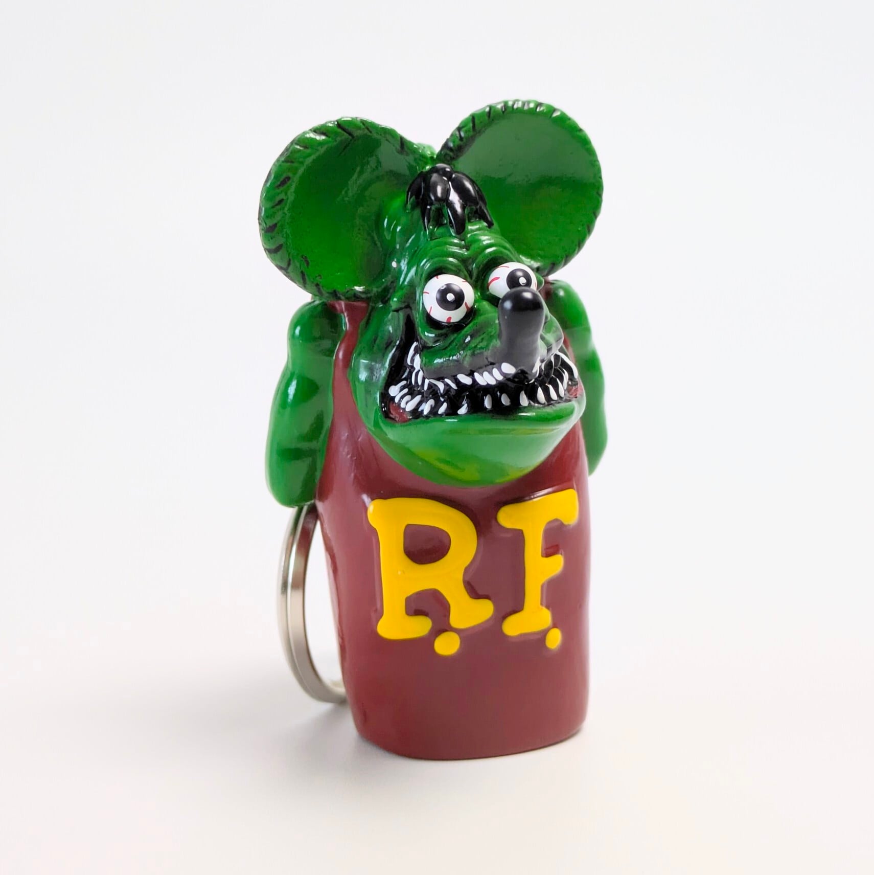 【 RAT FINK( ラットフィンク )】 Lighter Cap KeyHolder ( ライターキャップキーホルダー ) 〚アメリカン雑貨 アメトイ〛