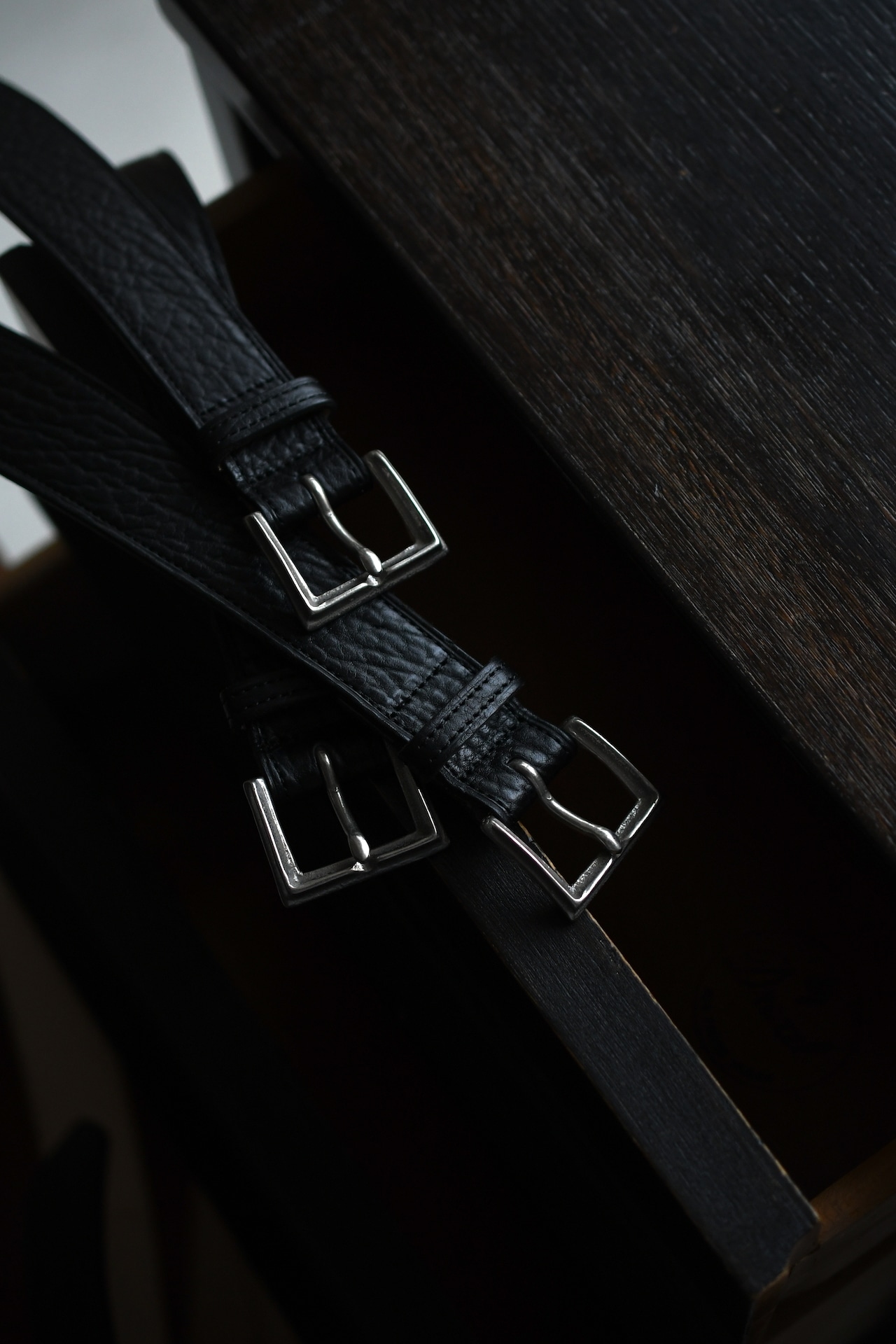 forme / Dress Jodhpurs belt (Sealskin Black)
