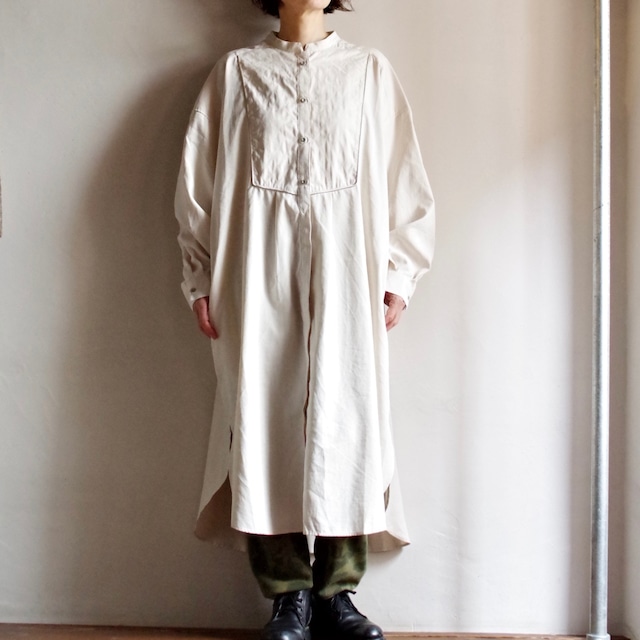 Select Item Air Flow Dress Shirt #white / エアフロー ドレス シャツ / シャツワンピ