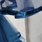 社交ダンス 衣装 チャコット Chacott 日本製 ワンピース ドレス ブルー系 青 ベロア フリル レース パーティ 発表会 上品 綺麗 高級感 フォーマル 発表会用 おしゃれ 女性用 ダンス衣装 かわいい 大人 レディース