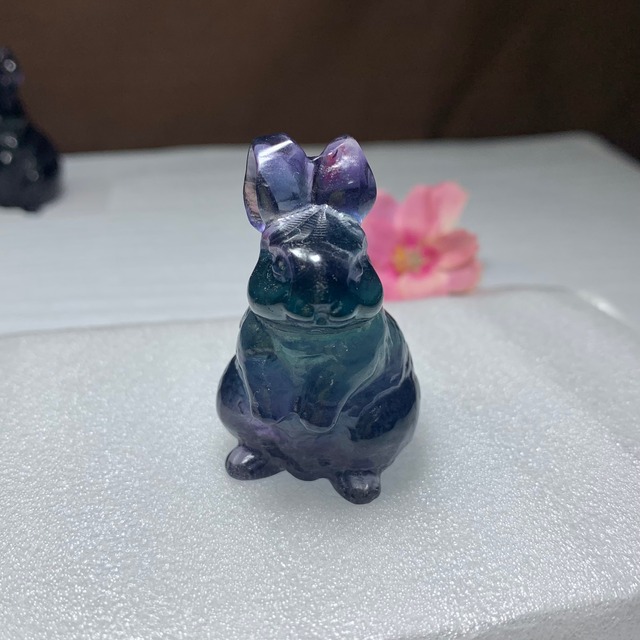 6.フローライトうさぎ・インテリア
