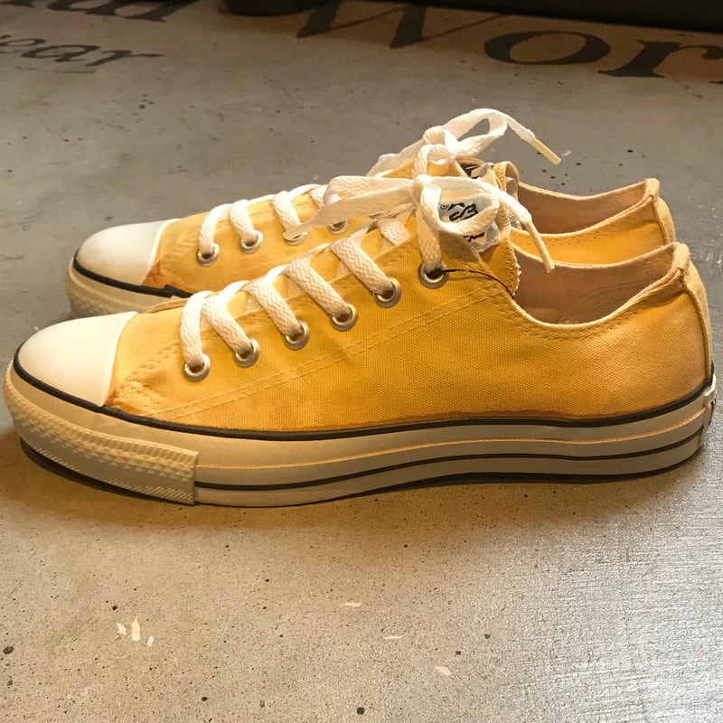 90's CONVERSE コンバース オールスター LOW バナナ BANANA イエロー