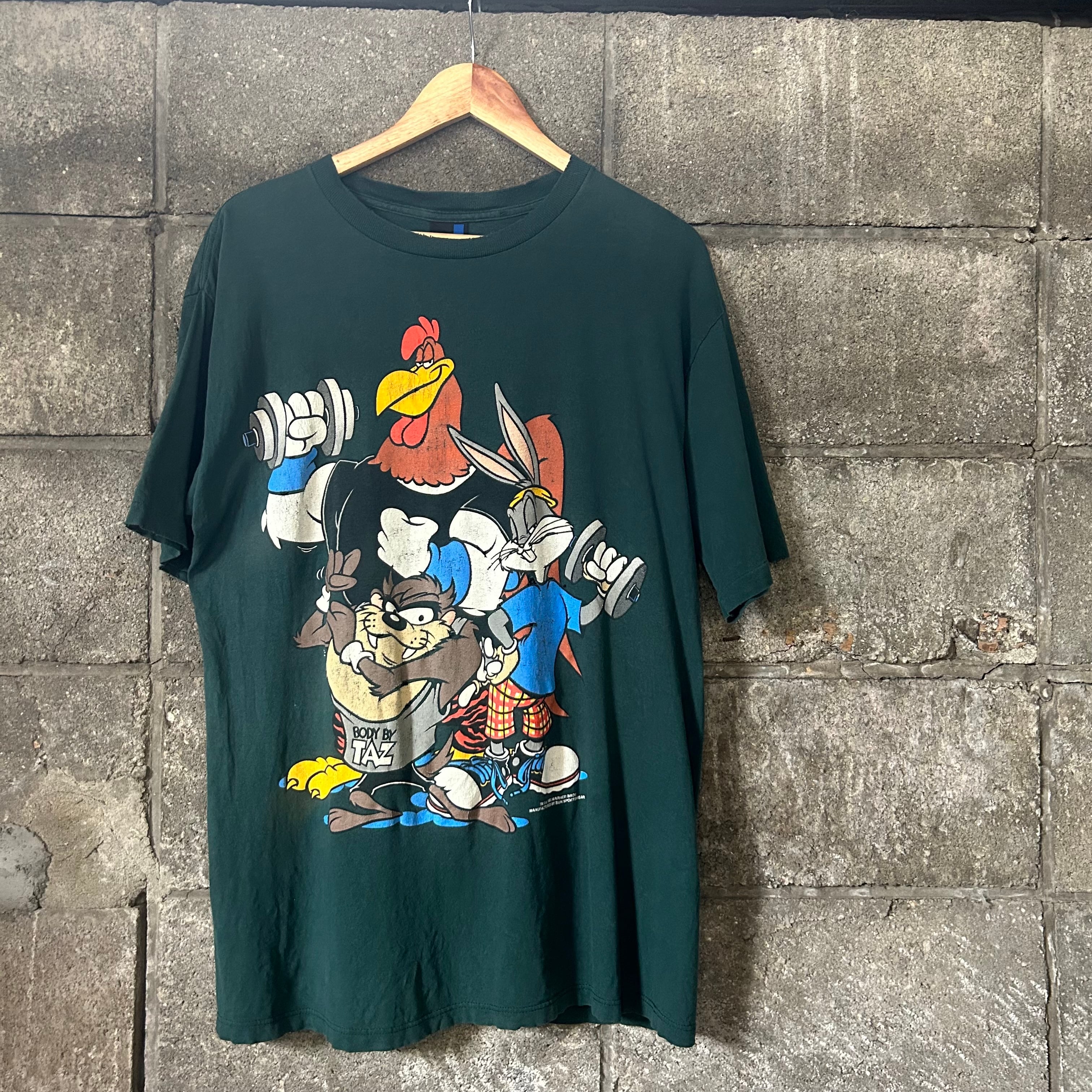 90s LOONEY TUNES character tee ルーニー・テューンズ タズマニアンデビル キャラ プリントT　ワーナー #507019