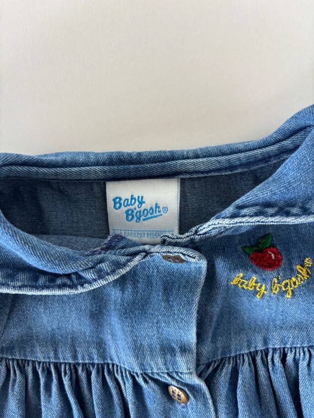 【18m・Vintage 】USA製 OshKoshデニムロンパース