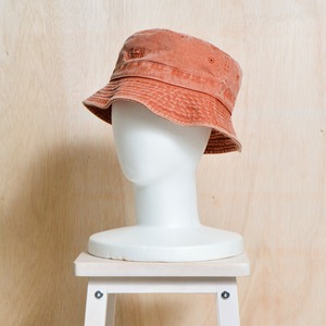 ロゴ刺繍 ピグメント バケットハット