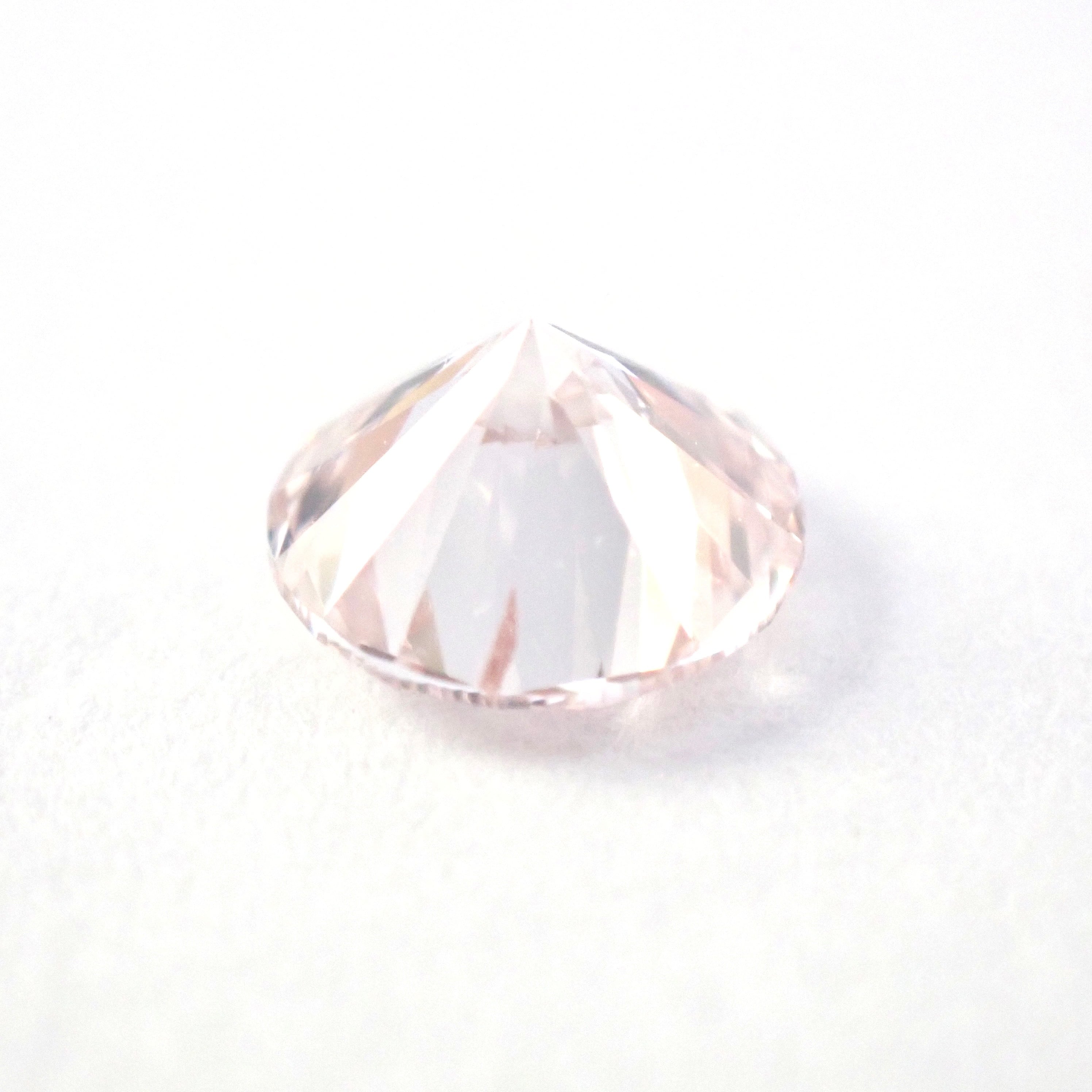 【超希少】 Very Light Orangy Pink 0.518ct ピンク ダイヤモンド ルース 裸石 天然 中央宝石研究所ソーティング付き
