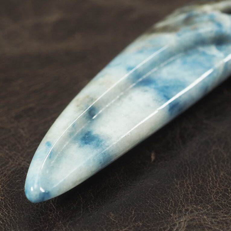 糸魚川翡翠 コン沢 青翡翠 ペンダントトップ 12.1g Itoigawa Blue