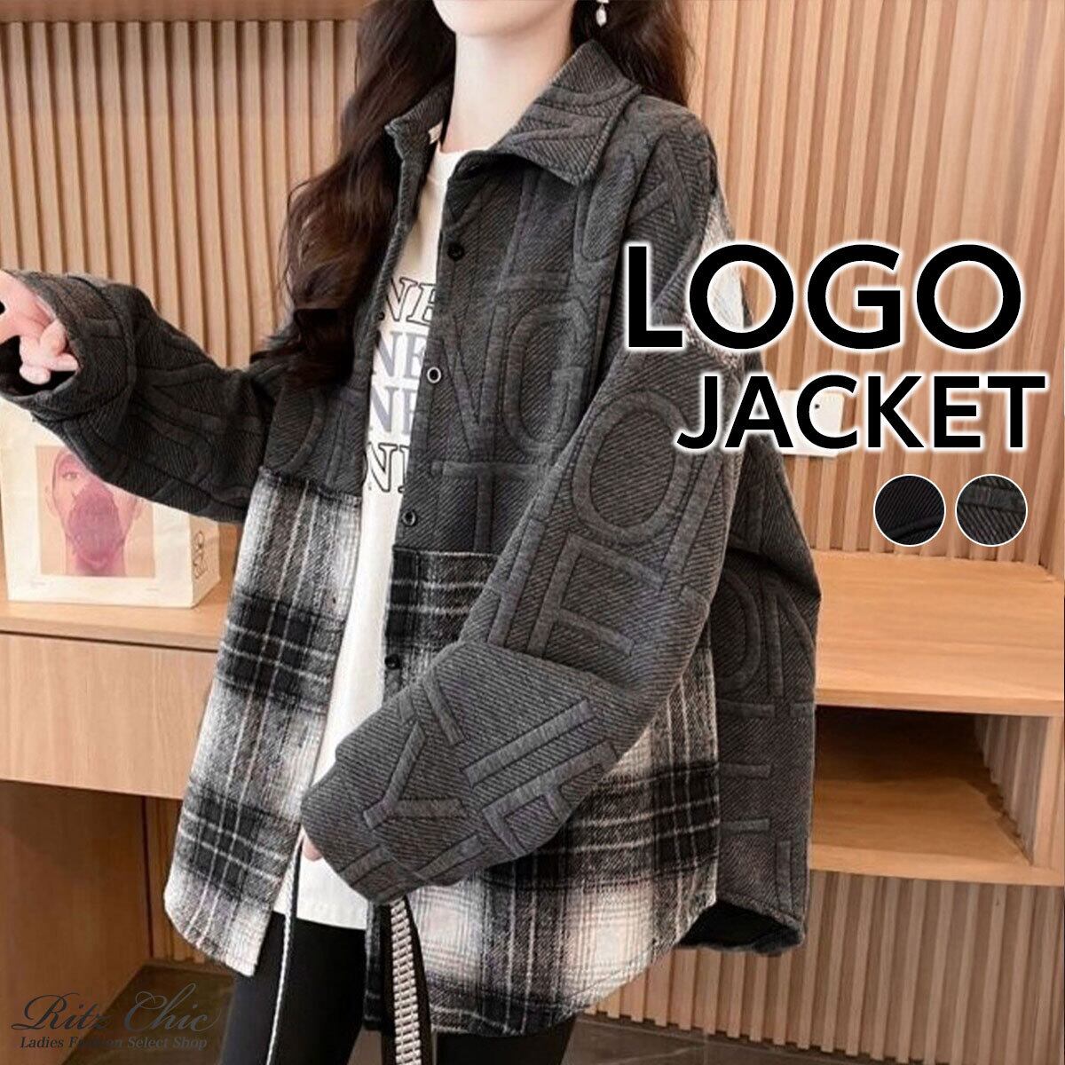 チェック柄 スウェット ジャケット レディース 秋冬 韓国 アウター 大人 カジュアル おしゃれ アメカジ ゆったり オーバーサイズ 体型カバー 羽織り トップス シャツジャケット 大人可愛い 大人女子