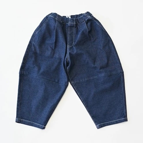 fov Balloon Denim Pants【90-160cm】Navy