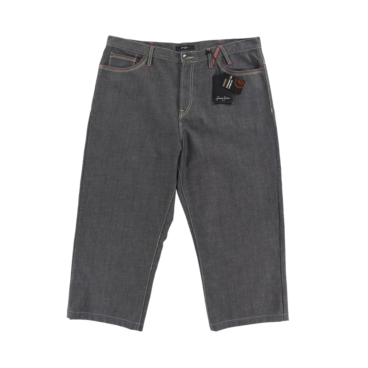 deadstock Sean John ステッチデザイン ワイドストレート バギーデニム 
