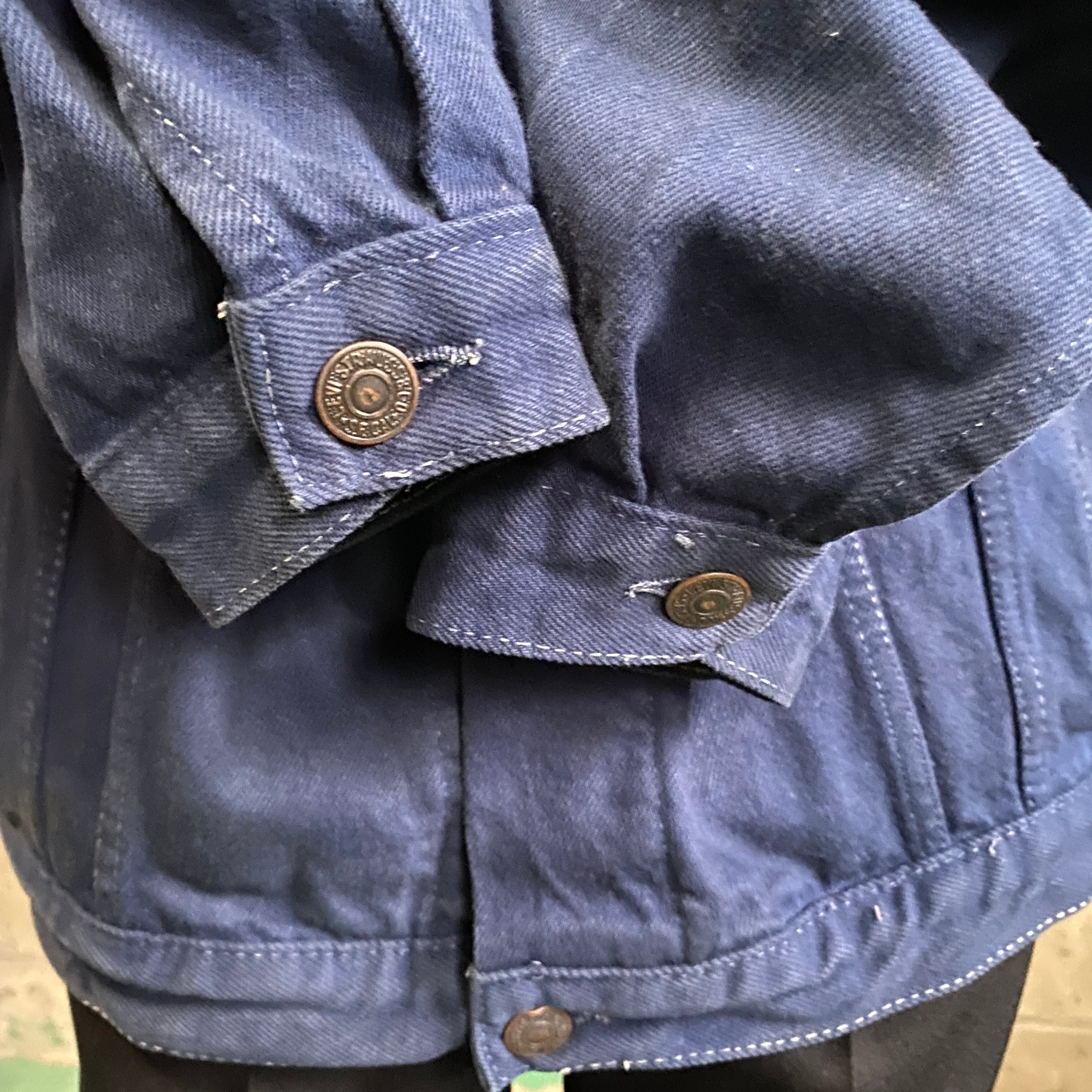 Levi's ユーロリーバイス 70507 後染め デニムジャケット メンズXL相当