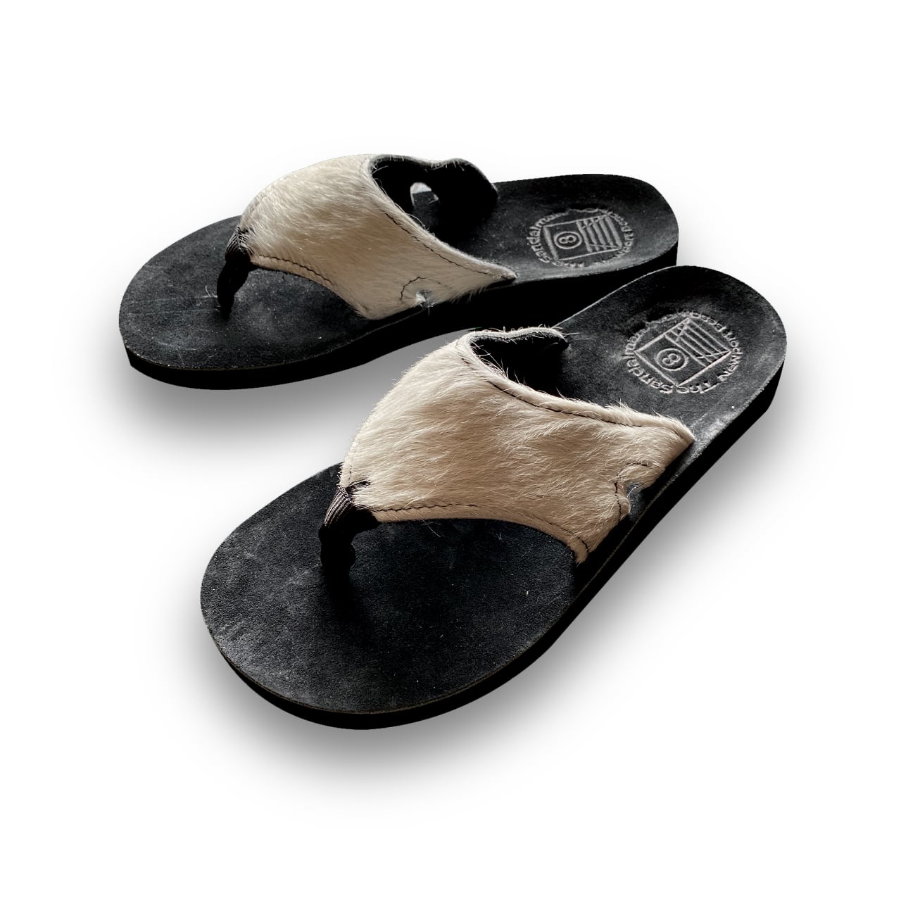 Sold Out／MADE IN HEAVEN☆ハラコサンダル The Sandalman / GREG別注ハラコ(白) | GREG SURF COMPANY Online Store