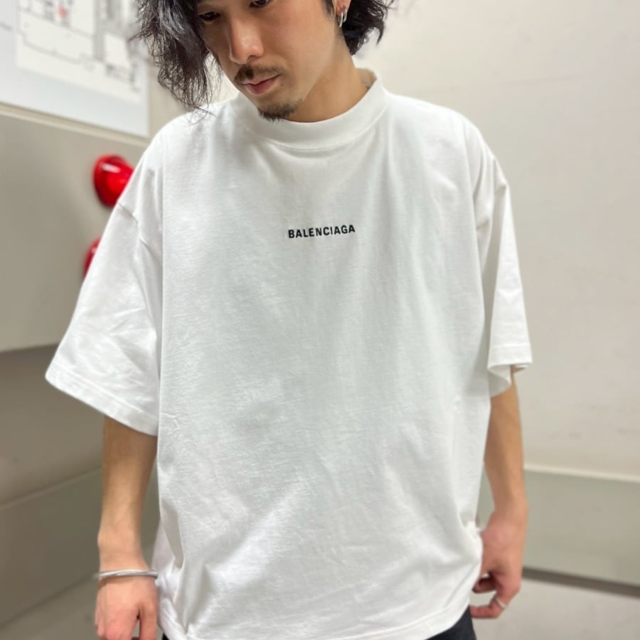 BALENCIAGA】S/S Cropped T-Shirt | AYIN