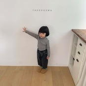 【取寄】THE GOGUMA ふんわり無地タートルネックTシャツ｜冬服｜韓国子供服