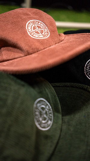 SMOKE ISLAND Corduroy Jet Cap [CORAL]