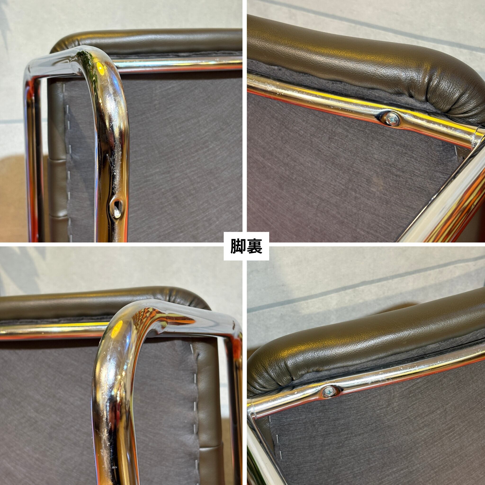 USED】Cantilever Chrome Lounge Chair / カンティレバー ラウンジ