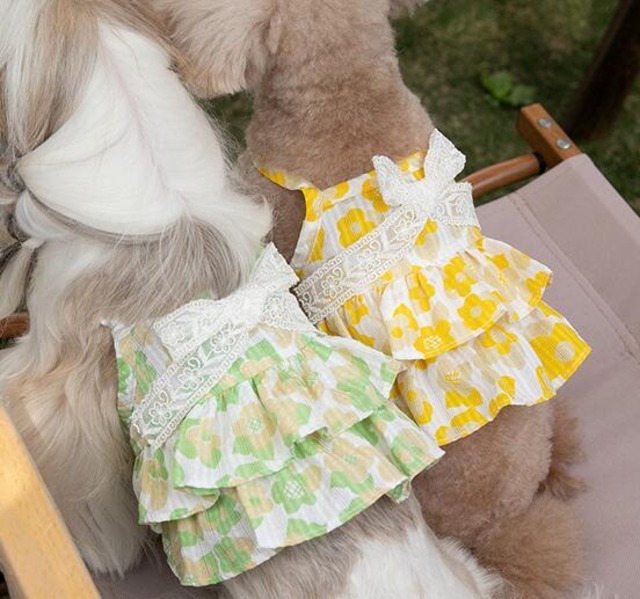 【即納】№310834　パンジーのフラワーワンピース